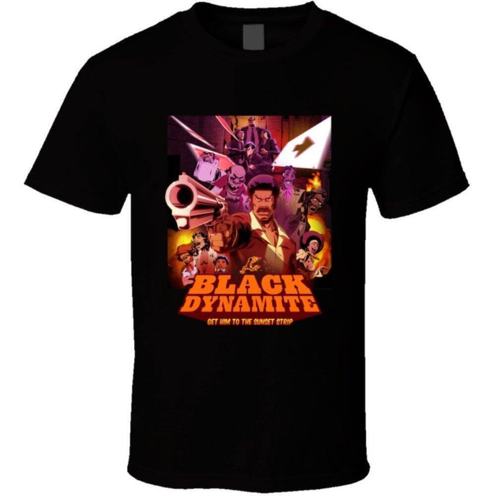 Black Dynamite Animated Tv Series Graphic Cartoon Retro Comedy Fan T Shirt 24